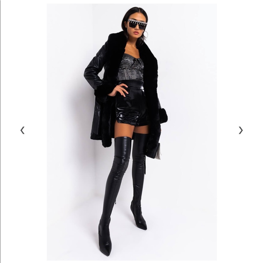 Jacket with Faux Fur